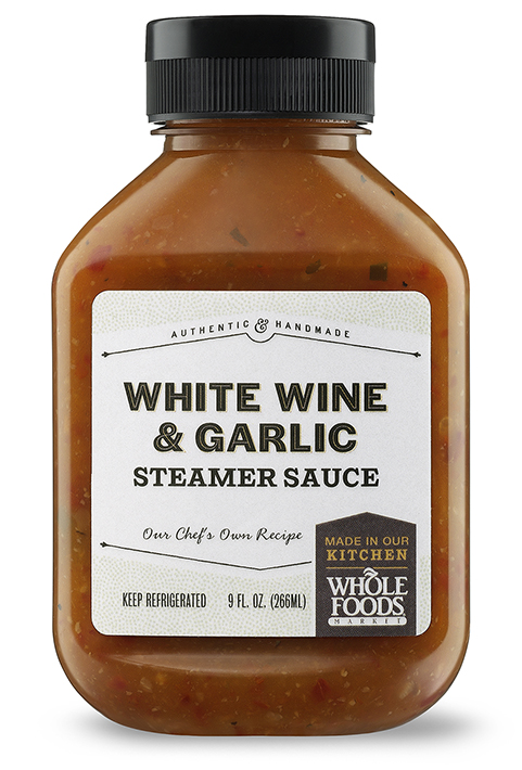 White Wine & Garlic Steamer Sauce Logo